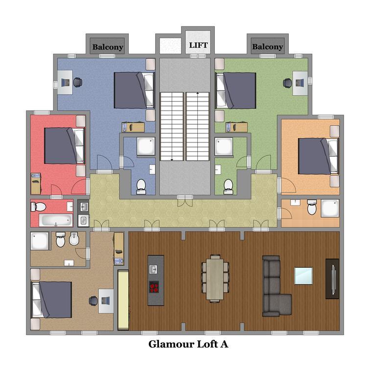 Residence Glamour Premium Praha Bagian luar foto